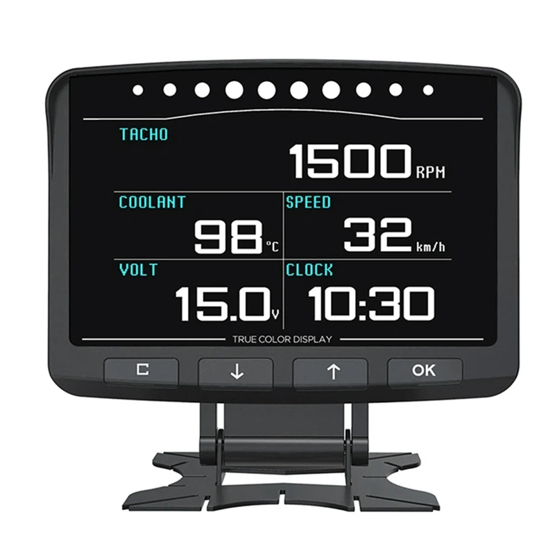 

Автомобильный датчик X50 Pro OBD2 HUD, многофункциональный цифровой приборной панели, с автоматическим дисплеем, температура охлаждающей жидкости и масла, турбонаддув