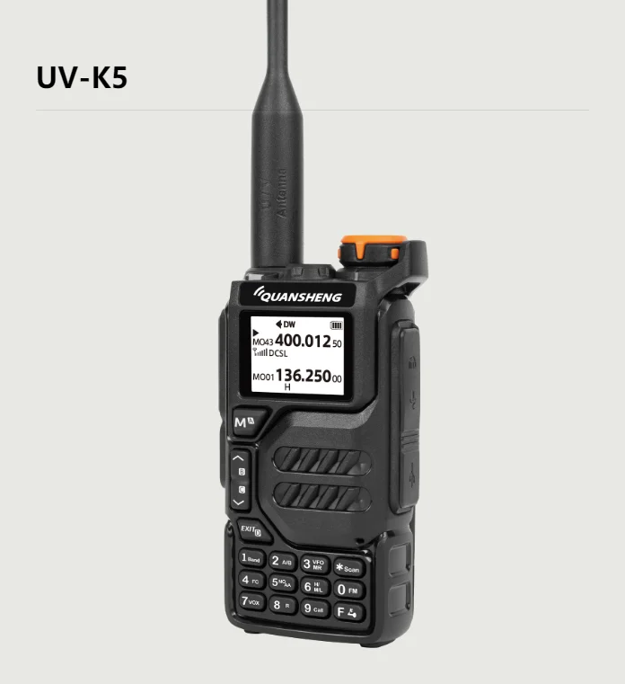 Quansheng UV-K5  VHF UHF Dual-Band Ham 5W Portable Two-way Radio Walkie Talkie FM Quansheng UVK5