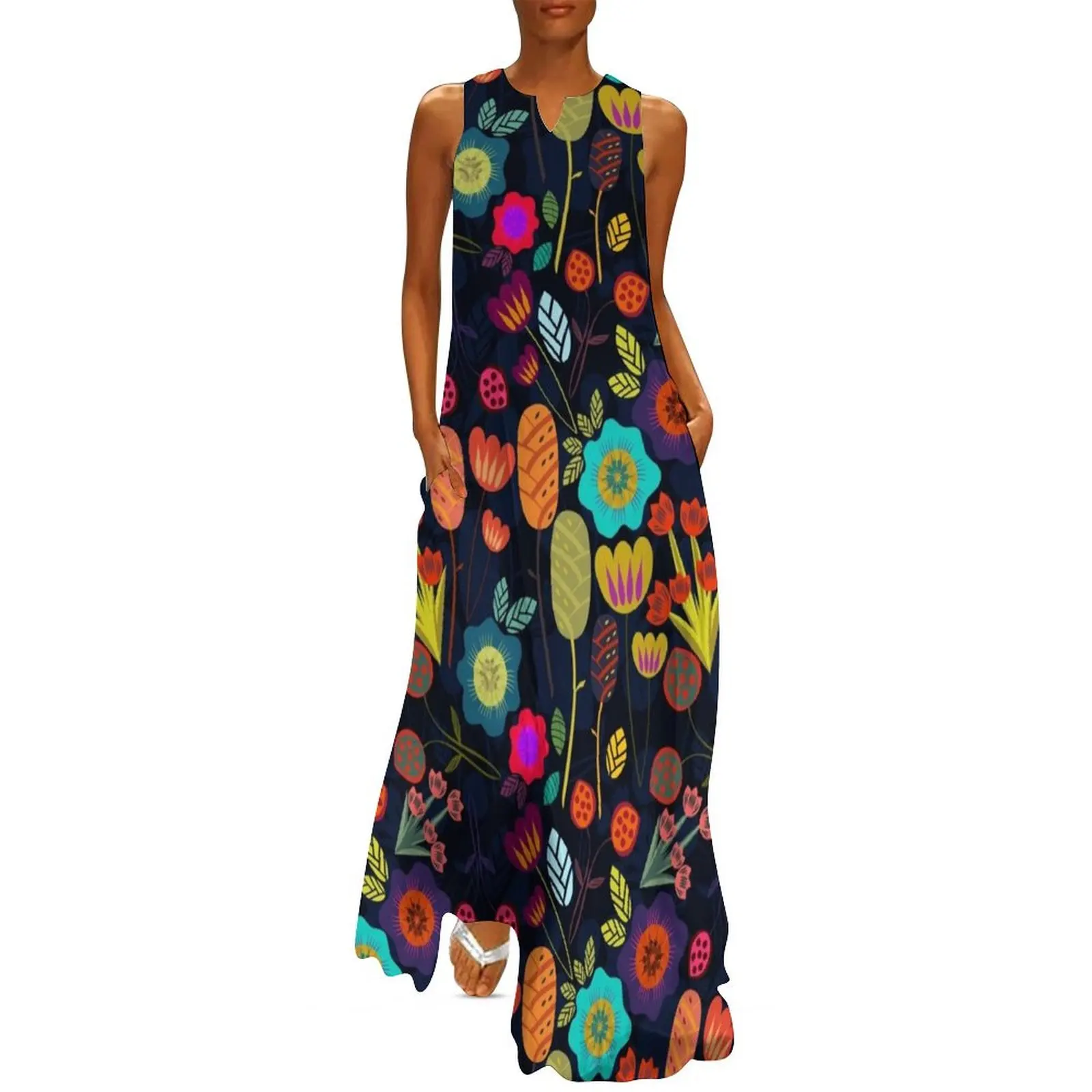 

Magical night garden Long Dress summer dresses ladies 2025 summer dresses Aesthetic clothing party dresses women Dress