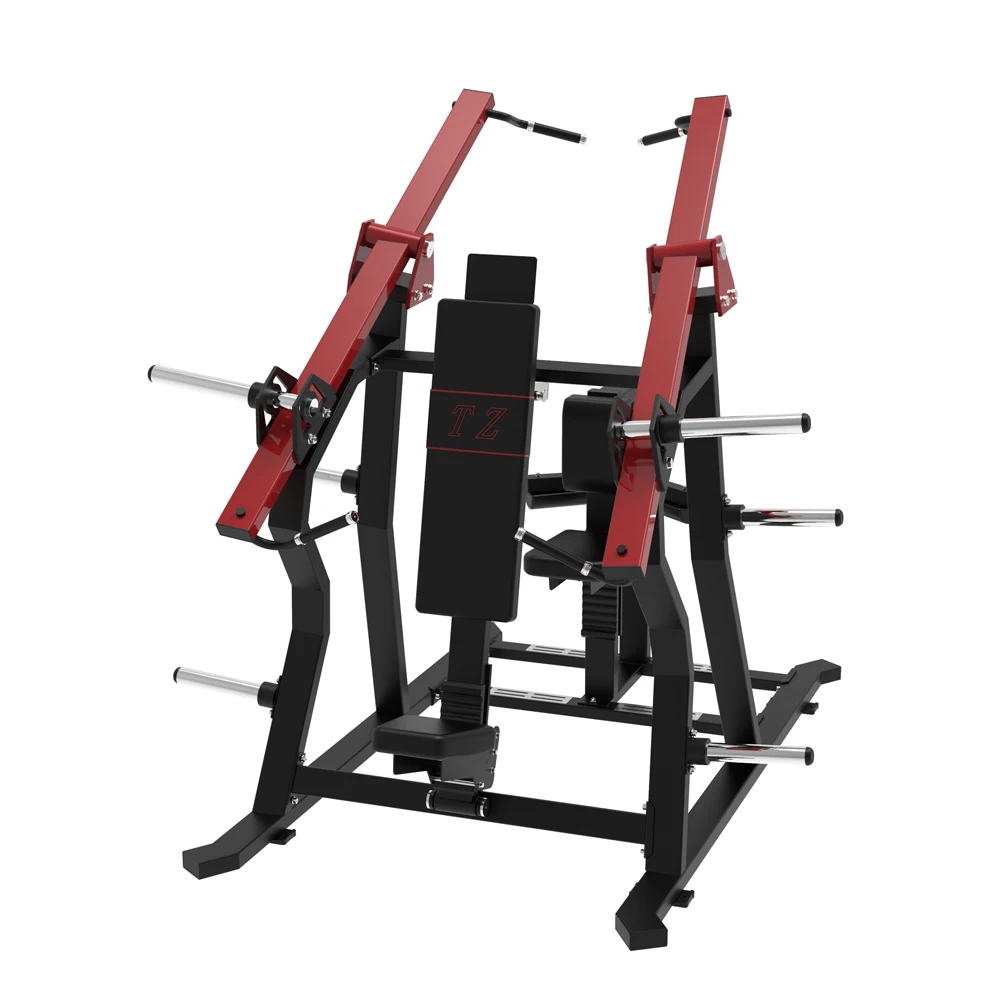 Plate Loaded Adjustable Safety Dual Function Iso Lateral Chest Press Back Exercise Arms Strength Training Gym Equipment 1.6T
