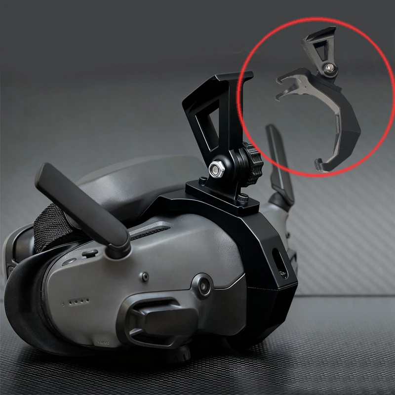 

1Set For DJI Goggles 3/2 Tactical Helmet Mount Hands-Free Operation Tool PETG 3D Printed FGM Bracket Compatible with Dump Truck