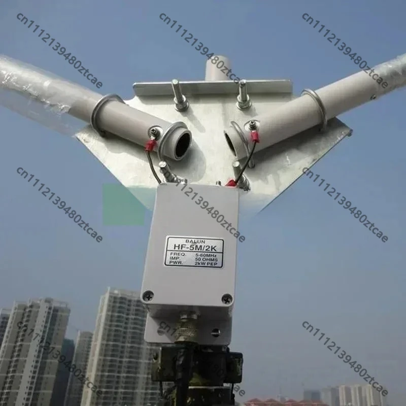 High Efficiency Short Wave Antenna 750V Positive V 5 Band Low Noise High Performance Communication Equipment