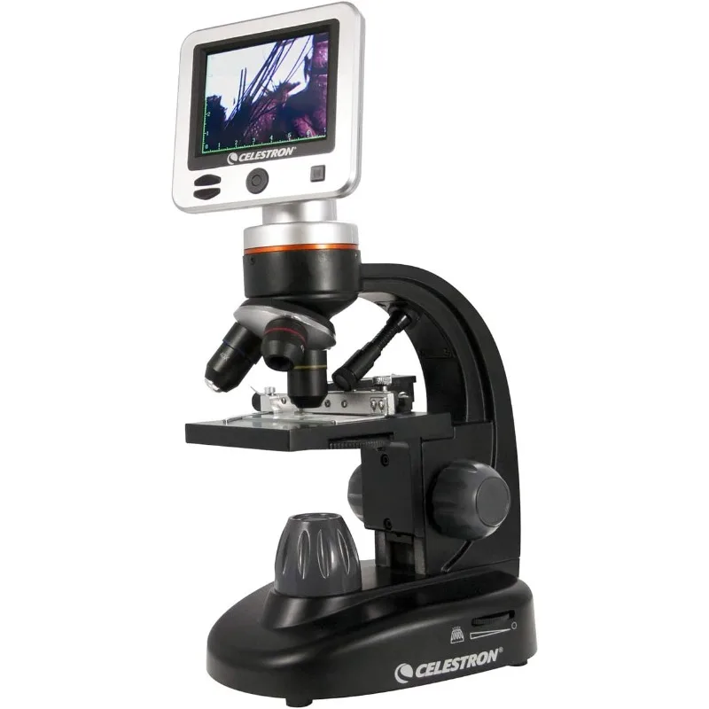 LCD Digital Microscope II – Biological Microscope with a Built-in 5MP Digital Camera –Carrying Case and 1GB Micro SD Card