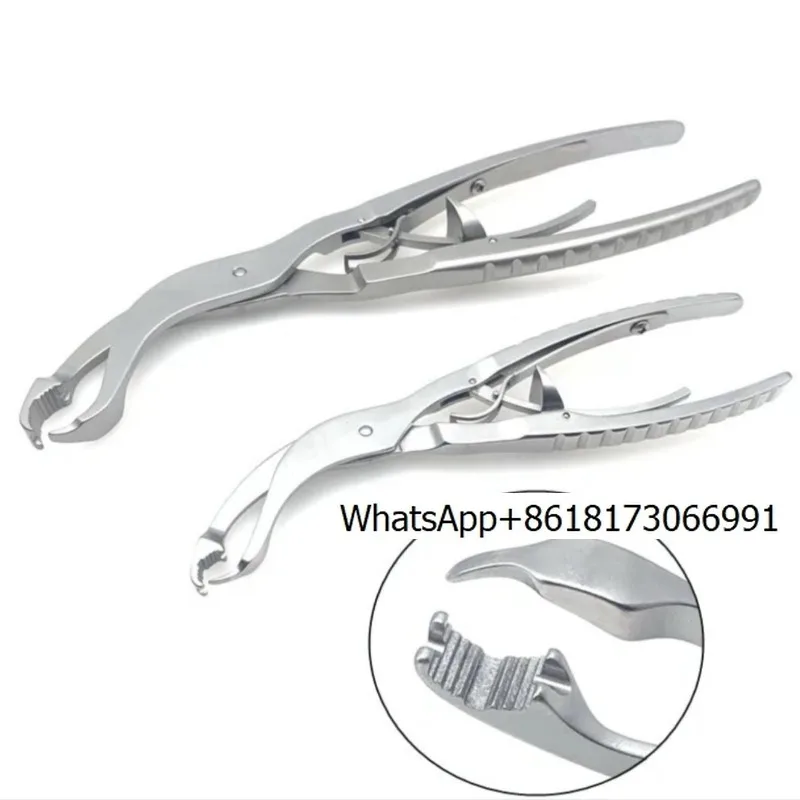 Orthopedic equipment, automatic centralization, bone holding forceps, fracture reduction device, bone biting, bone grabbing