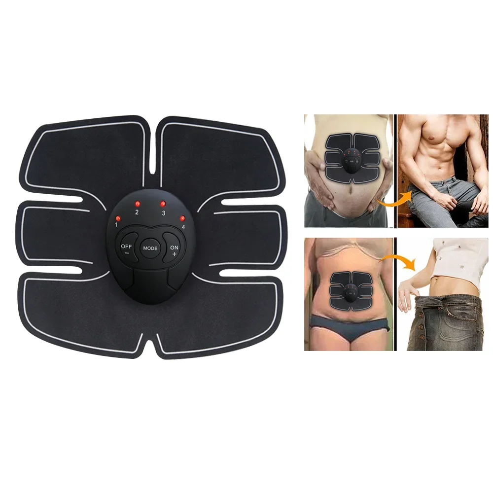 Electric EMS Muscle Stimulator Wireless Buttocks Trainer Abdominal ABS Stimulator Fitness Body Slimming Massager Sculpt Machine