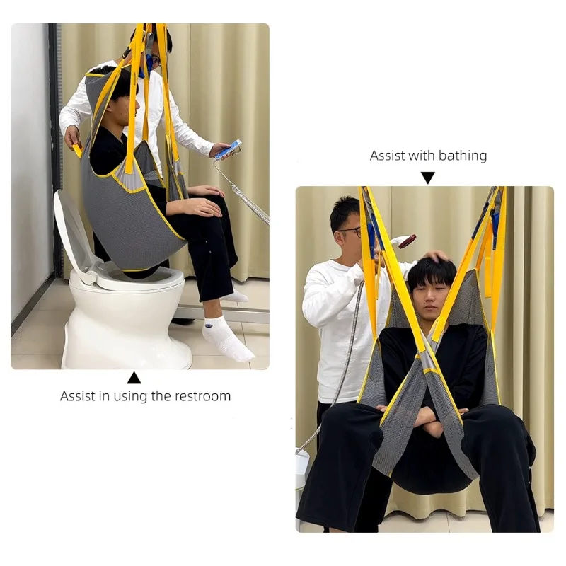 

New Patient Transfer Sling Seat Medical Lift Sling Mobile Emergency Wheelchair Transportation Elder Assist Nursing Belts Medical
