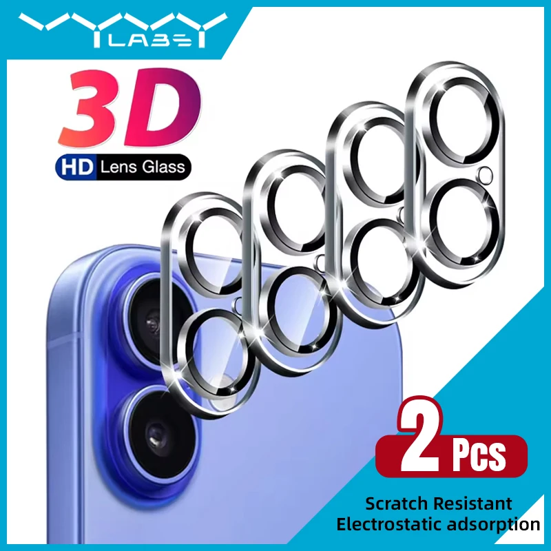 

VYVYLABS 1/2/3 PCS Camera Lens Protector for iPhone 17 Pro Max Air Lens Tempered Glass Protection Film Screen Protector