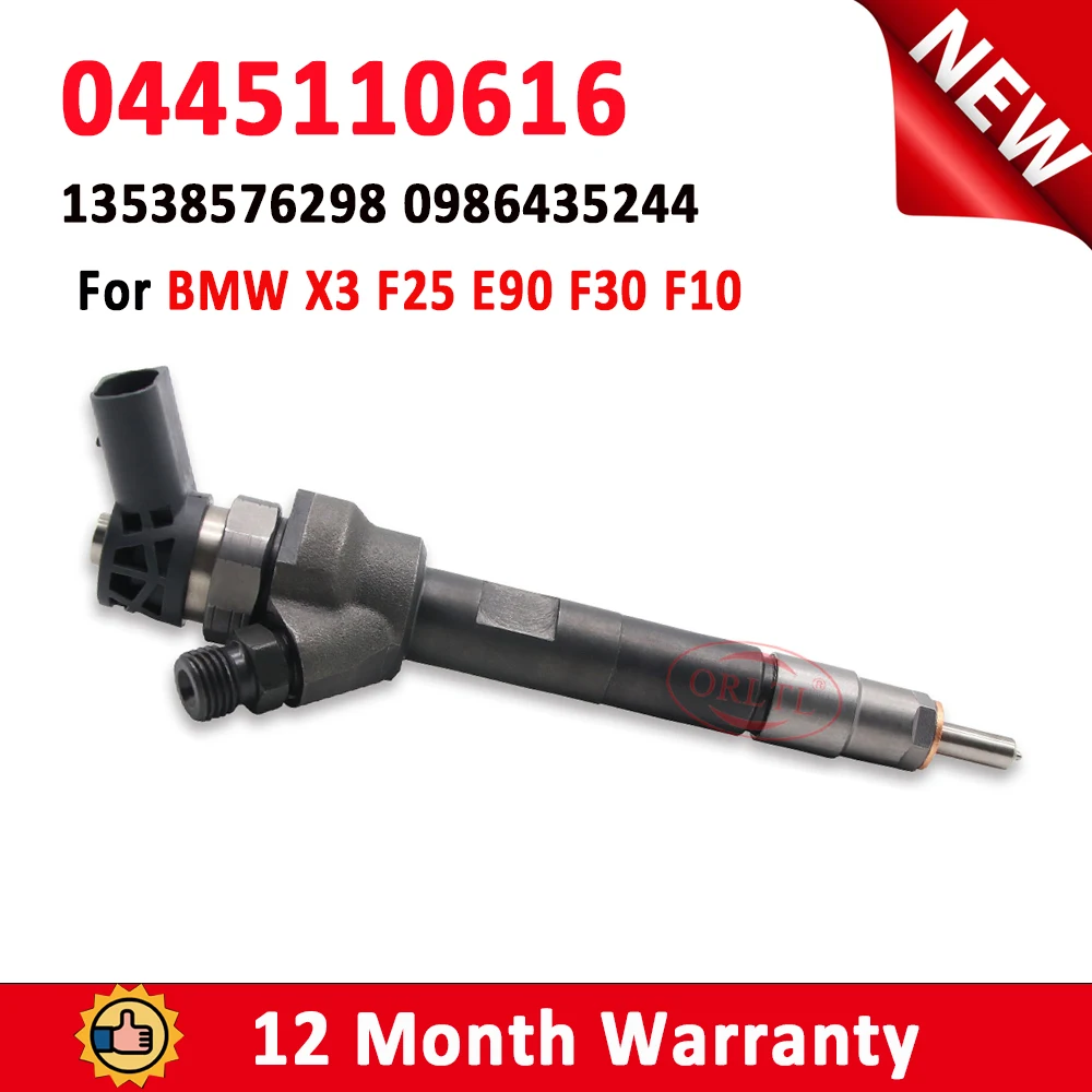 ORLTL 0445110616 New 0445110480 Diesel Injector Nozzle 0 445 110 616 Fuel 0 445 110 480 For BMW X3 13538576298 0986435244