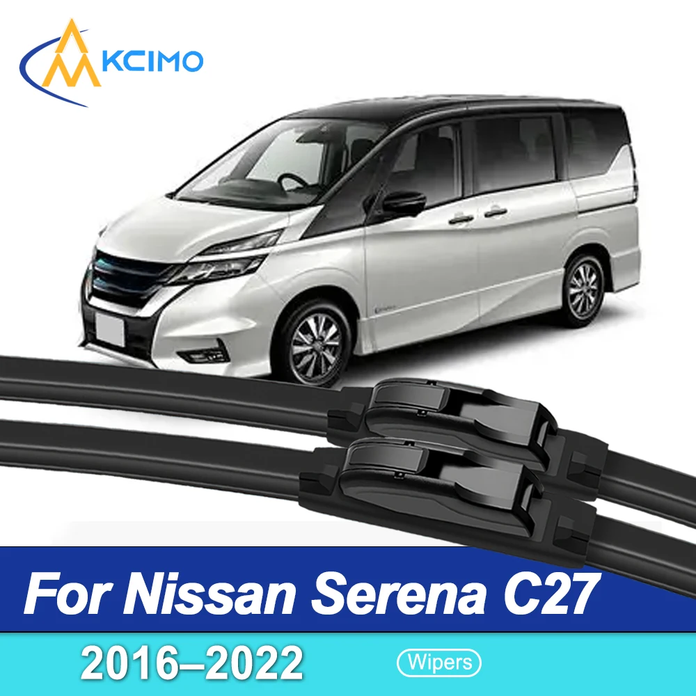 

Car Front Window Wiper Blades For Nissan Serena C27 2016–2022 Long Life Premium Replacement Kit