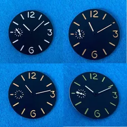 36mm Green Luminous Watch Dial with Watch Hands Spare Parts for ETA6497/ST36 Movement