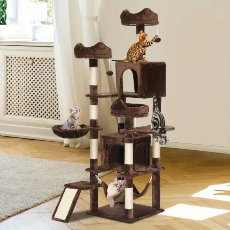 Indoor High Cat Tower Cat Litter for Large Cats