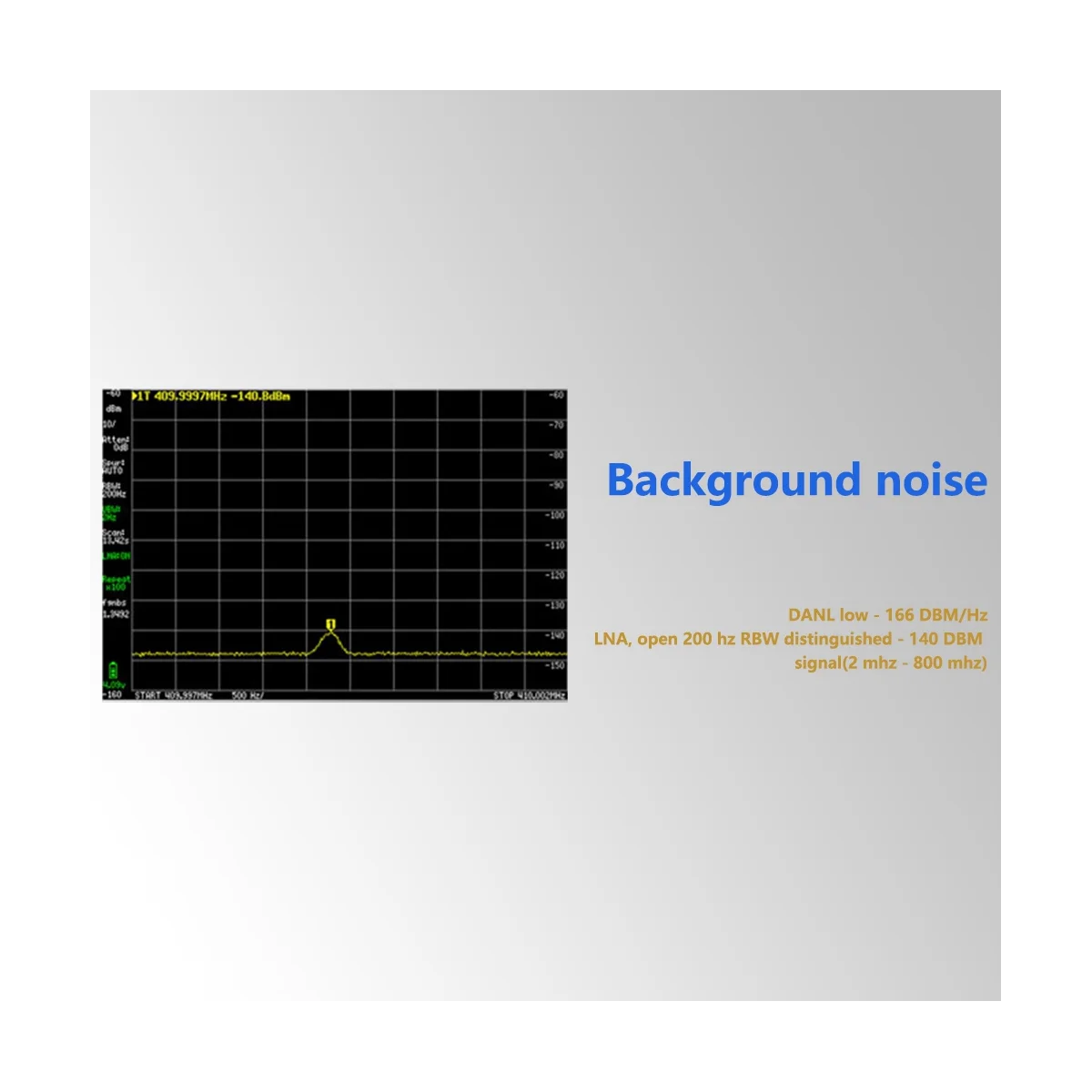 Handheld Spectrum Analyzer 100K-5.3GHz High Frequency Signal Generator for TinySA ULTRA Spectrum Analyzer