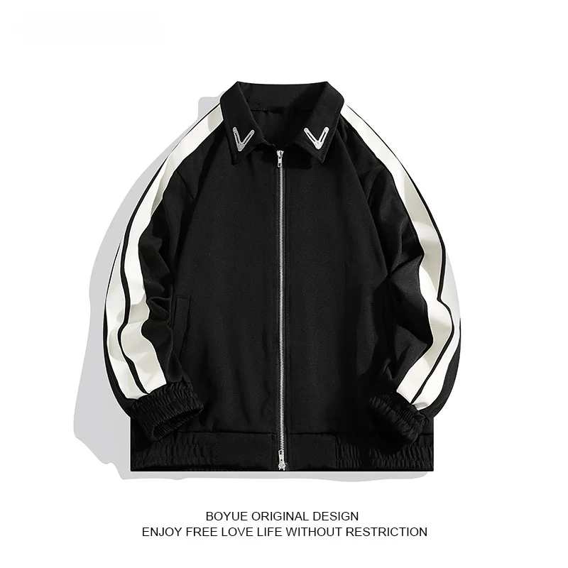 

Ветровка Boyue American Street Sle с боковыми ремнями: крутой и стильный дизайн, модная молодежная верхняя одежда