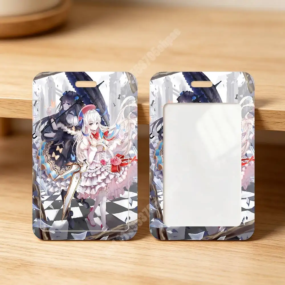 Arcaea Hikari Tairitsu Music Game Plastic Card Holder Worker ID Card Clear Transparent Employee Visitor Pass
