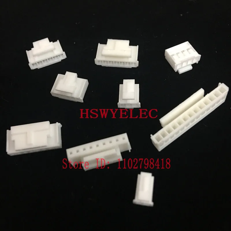 50pcs/LOT JST HY2.0 2P 3P 4P 5P 6P 7P 8P 9P 10P 11P 12PIN Female material HY 2mm pitch Connectors Leads Header Housing HY-Y