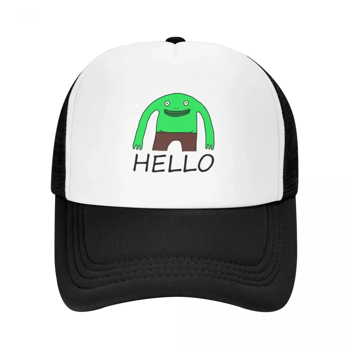 Smiling friends Mr Frog sticker Baseball Cap Beach Bag hiking hat Hats For Men Women's