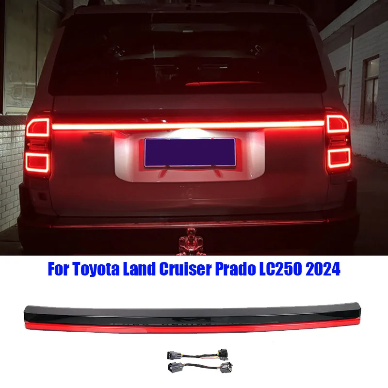 

For Toyota Land Cruiser Prado 250 Series 2024 Automotive LED multifunctional flow light through taillight assembly