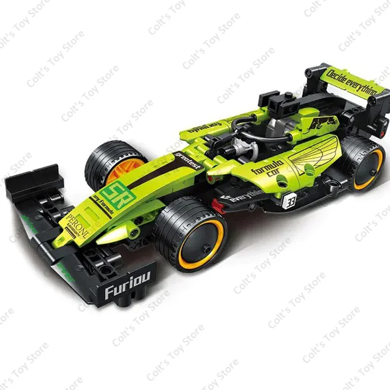 2023 City Series Speed Champions F1 Supercars Building Blocks Rally Car Technology modelli di veicoli da corsa mattoni giocattoli per bambini regali