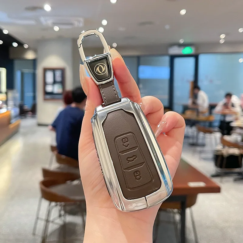 

Premium Zinc Alloy Key Cover Case for Dongfeng Aeolus AX7/Yixuan MAX/Yixuan GS/Yixuan EV - Protective Key Fob Shell