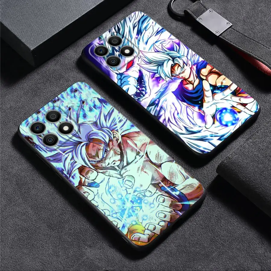 

Dragon Ball Super Saiyan Goku Black Soft Shell Phone Case for Honor 90 Pro X9a X7b X6a X8c Magic5 Lite X7 X9c X8a X8 X8b 8X X5b