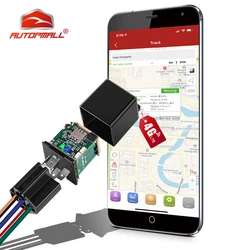 4G 릴레이 GPS 자동차 추적기, 오토바이 GPS 추적 장치, MiCODUS MV730G ACC 엔진 상태 감지 차단 연료 월간 수수료 없음