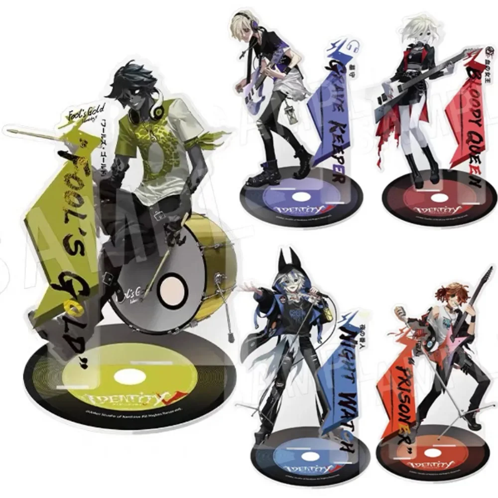 Juego Identity V, soporte acrílico, figuras de Mary Cheerleader Fools, embalsamador dorado, modelo, placa, Cosplay, decoración de pastel, regalos