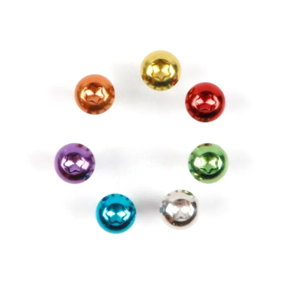 マウンテンバイクディスクブレーキローター用ボルト,t25 torxねじ,ディスクスクリュー,m5x10mm,7色,1個,3個,6個