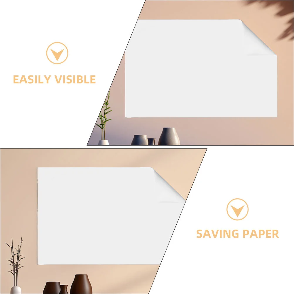 1 لفة ورقة السبورة للجدار ساكنة تتشبث الجاف محو مجلس ملصق قابلة لإعادة الاستخدام سطح أملس مكتب ديكور المنزل المدرسة #6
