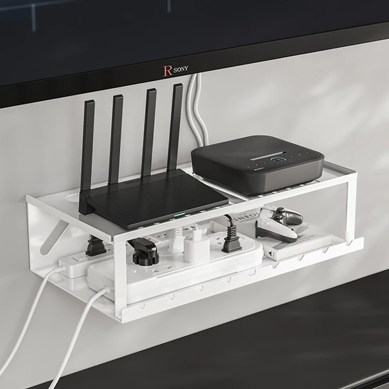 Полка для маршрутизатора Wi-Fi, кронштейн для проектора без перфоратора, настенный кронштейн для ТВ-приставки