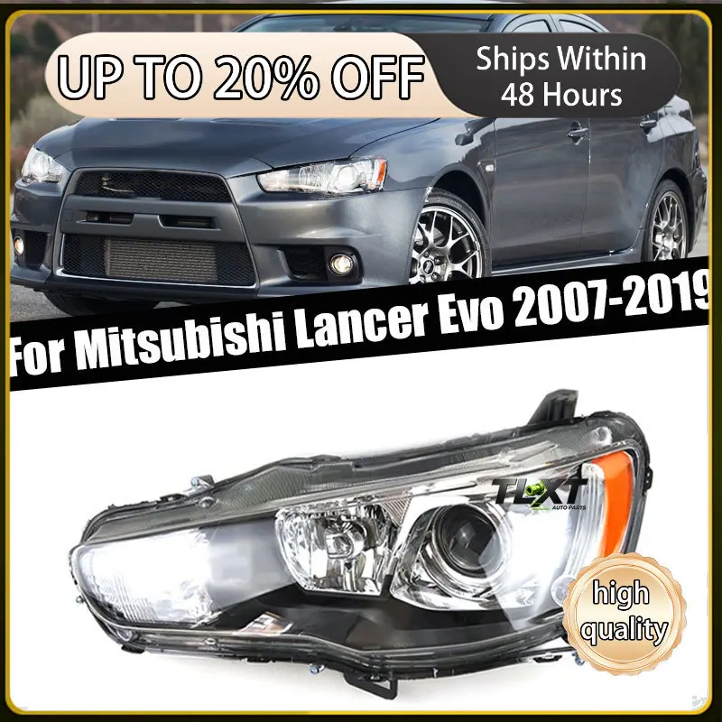 Car Accessories For Mitsubishi Lancer Evo 10 FORTIS Gt CX CY CZ 2007-2019 LHD HID Xenon Headlight Signal Lamp Without Ballast