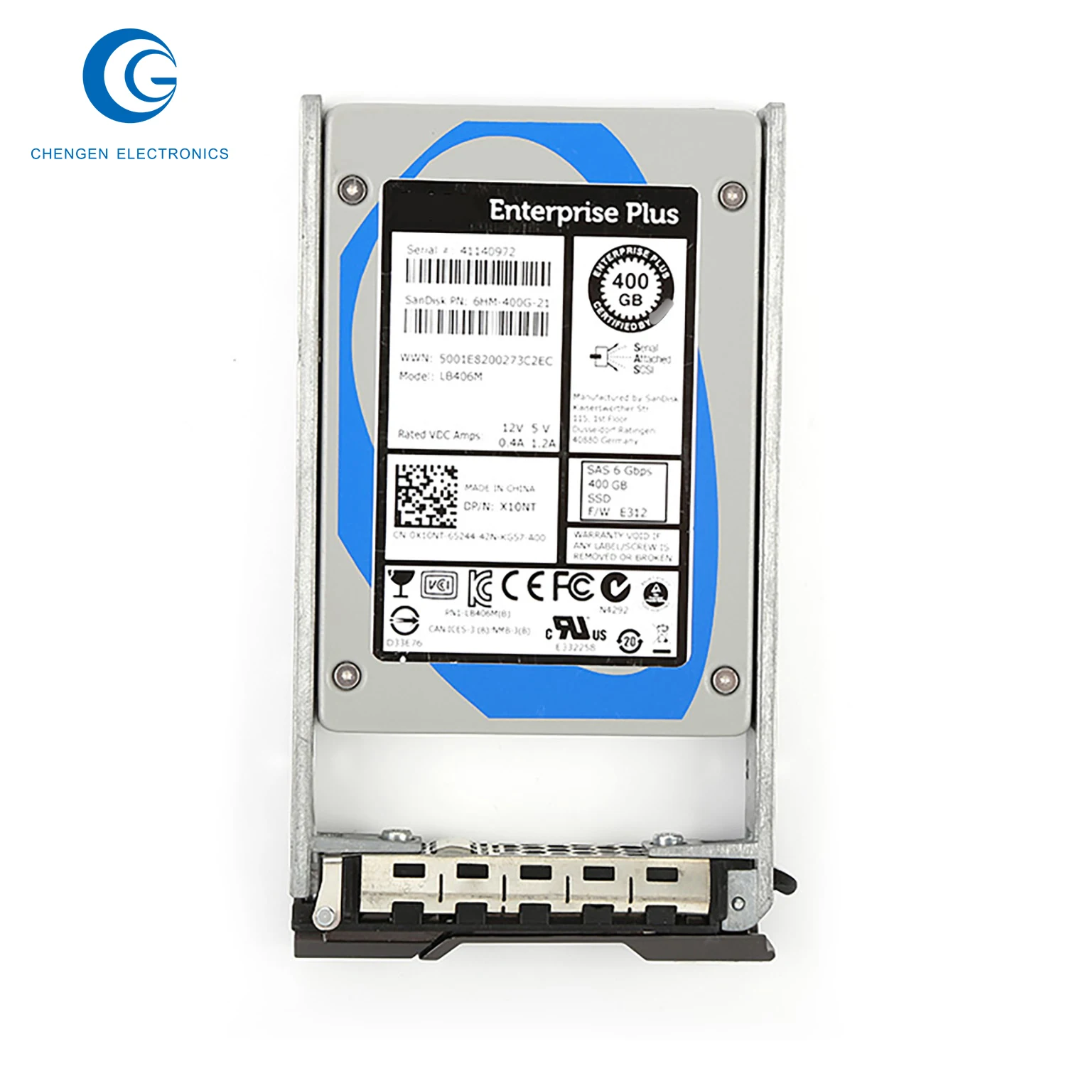2 قطعة بالجملة X10Nt 0X10Nt Equallogic 400Gb.5 بوصة Sff 6Gbps Sas Ssd لسلسلة Ps610 400Gb Sas Ssd
