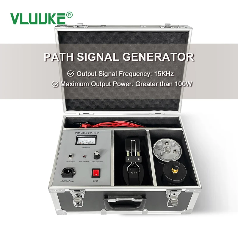VLUUKE Intelligent Cable Fault Tester 35KV 20KM Range 12.1 Inch Touch Screen Locator High Low Resistance Short Circuit Detector