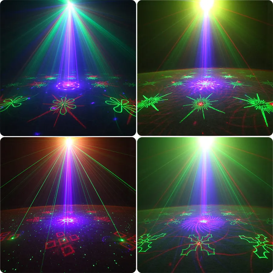 ESHINY RG/RGB Laser 64/Stars/96 Patterns DJ Disco Light Party Projector LED Bar Dance Room Stage Effect Mini Lamp USB Z9N7