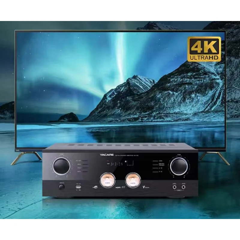 SUNBUCK KM-1000 2.0 قناة 1400 واط HiFi المنزل KTV مكبر للصوت المهنية بلوتوث كاريوكي الرقمية عالية مكبر كهربائي الصوت