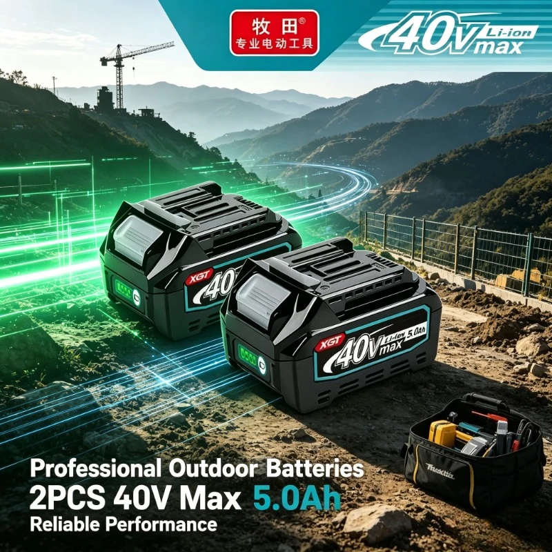 BL4020 BL4025 BL4040 BL4050 BL4080 For 40V MAX XGT 21700 lithium-ion battery 8.0AH rechargeable toolbattery