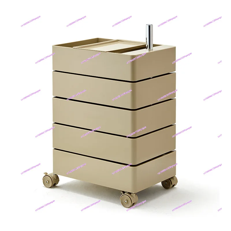 

Rotating Storage Cabinet Movable Bedside Table Side Cabinet Cosmetic Storage Cabinet Bedroom Living Room Furniture Nightstand