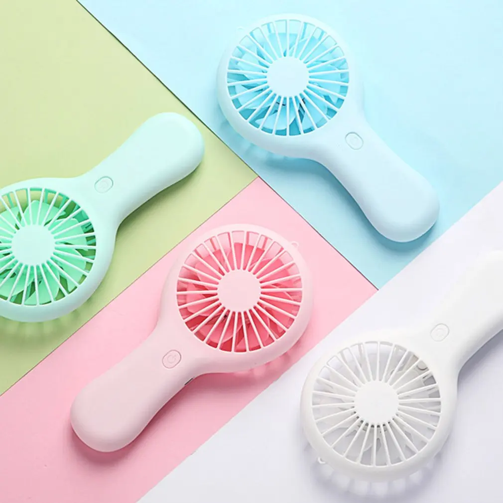 USB Mini Wind Power Handheld Fan Convenient And Ultra-quiet Fan High Quality Portable Student Office Cute Small Cooling Fans