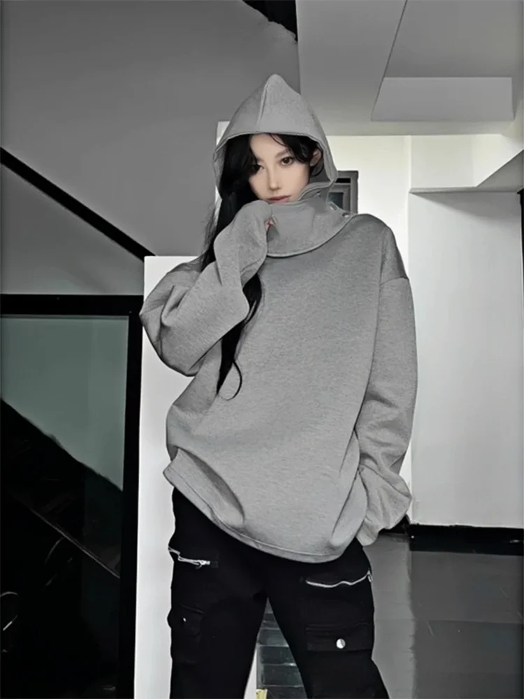 

Heavyweight Hoodie Men's Spring Autumn American Style Hard And Stiff Cleanfit Sweatshirt Jacket Long Sleeve Casual Wear
