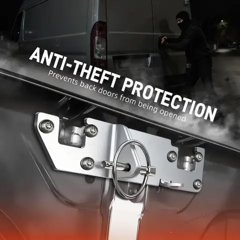 For Fiat Ducato Jumper Boxer X250 X290 H1 H2 Rear Door Lock Anti Theft Burglary Protection Tailgate Lock Car Security