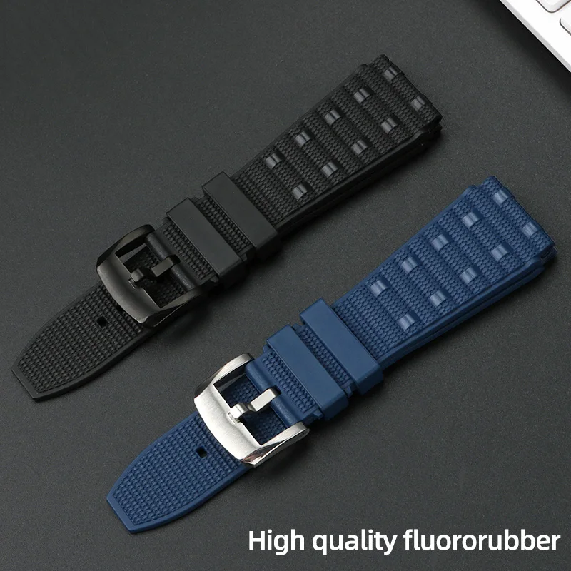 22mm 24mm Soft Fluoro Rubber Watchband For Breitling Strap Fot Mechanical Timing Avengers Super Ocean Watchband