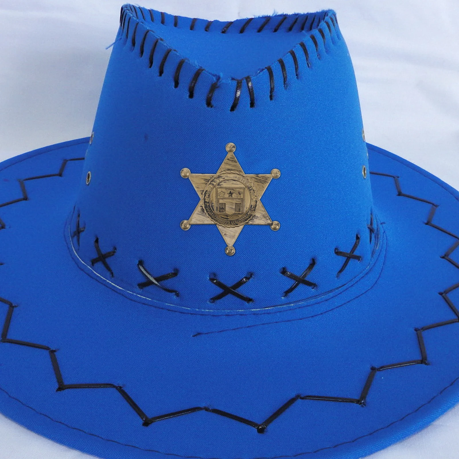 

10pcs Western Cowboy Plastic Badge Pins For Costume Accessories Cowgirl Photo Props Party Decorations Vintage Style Rodeo