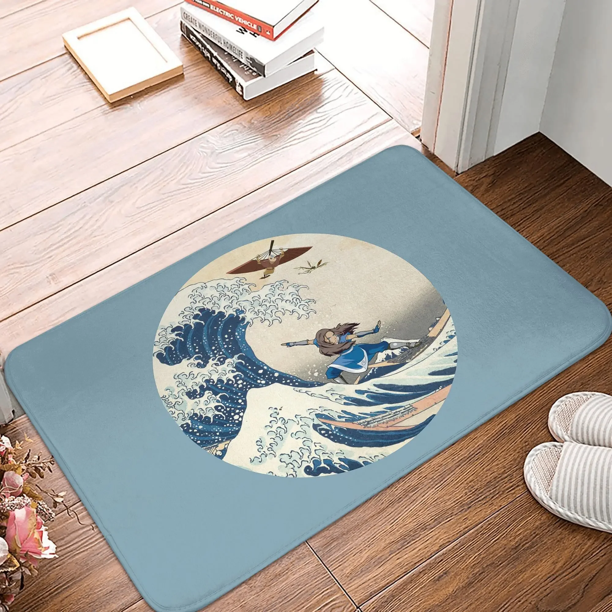 Great Wave Off Kyoshi Island Anti-slip Doormat Floor Mat oil proof Carpet Rug for Kitchen Entrance Home Bedroom Footpad Mats