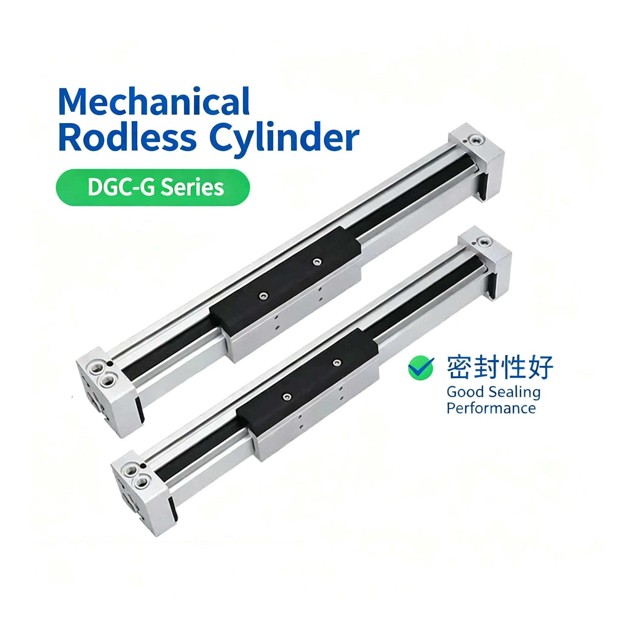 DGC Rodless Cylinder Guide Type Mechanical Air Pneumatic Actuator Straight Stroke DGC 18/25/32/40-G-PPV-A