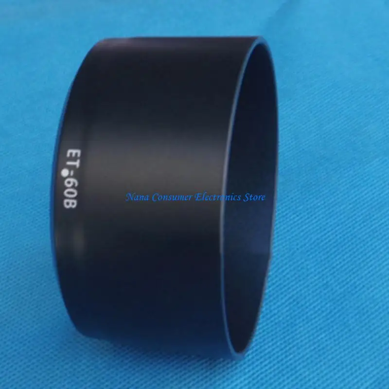 G7NE ET-60B Lens Cover for 55-210 F5-7.1 IS Lens ABS Camera Lens Hood Replacement 55mm Filter Diameter Mount