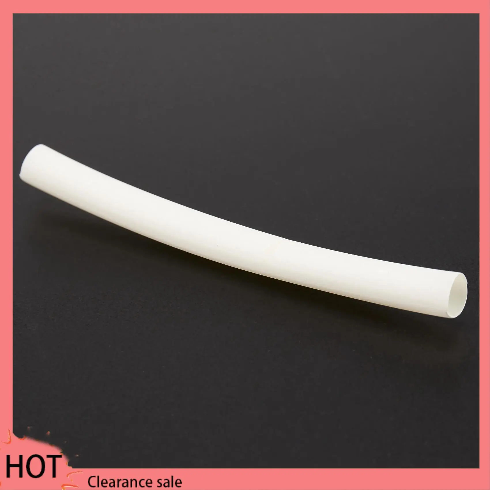 A88Z 40 قطعة أبيض 3/4: 1 سلك لف أنابيب الانكماش الحراري لهاتف آيفون وآي باد وأندرويد وأنابيب الانكماش الحراري لخط بيانات سامسونج