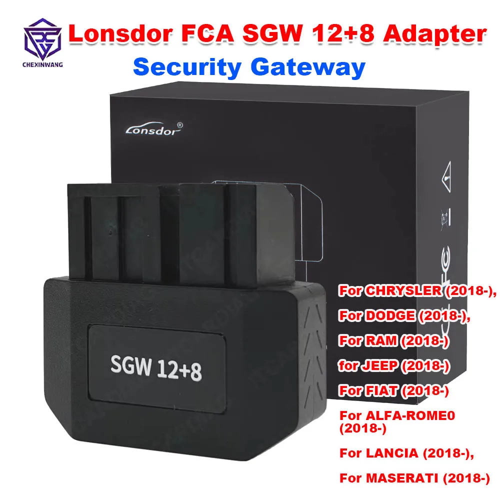 

New Lonsdor FCA SGW 12+8 Security Gateway Special Adapter For Chrysler /Dodge /Jeep /RAM /FIAT /MASERATI 2018+ Works with K518