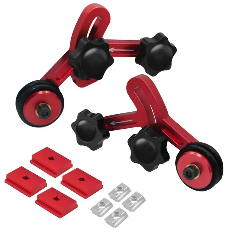 

AT29-One-Way Feeding Woodworking Multifunctional Bearing Roller Presser Set Feather Board Flip Table Sawing Table DIY Durable