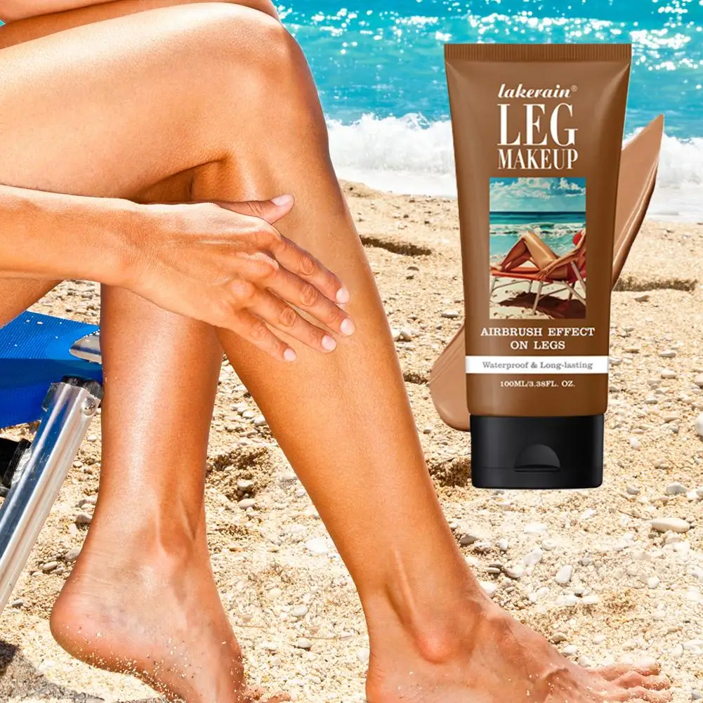 Perfect Leg Body Foundation Waterproof Full Coverage Concealer for Scars Tattoos Veins Sunless Instant Tanning Bronzer Makeup