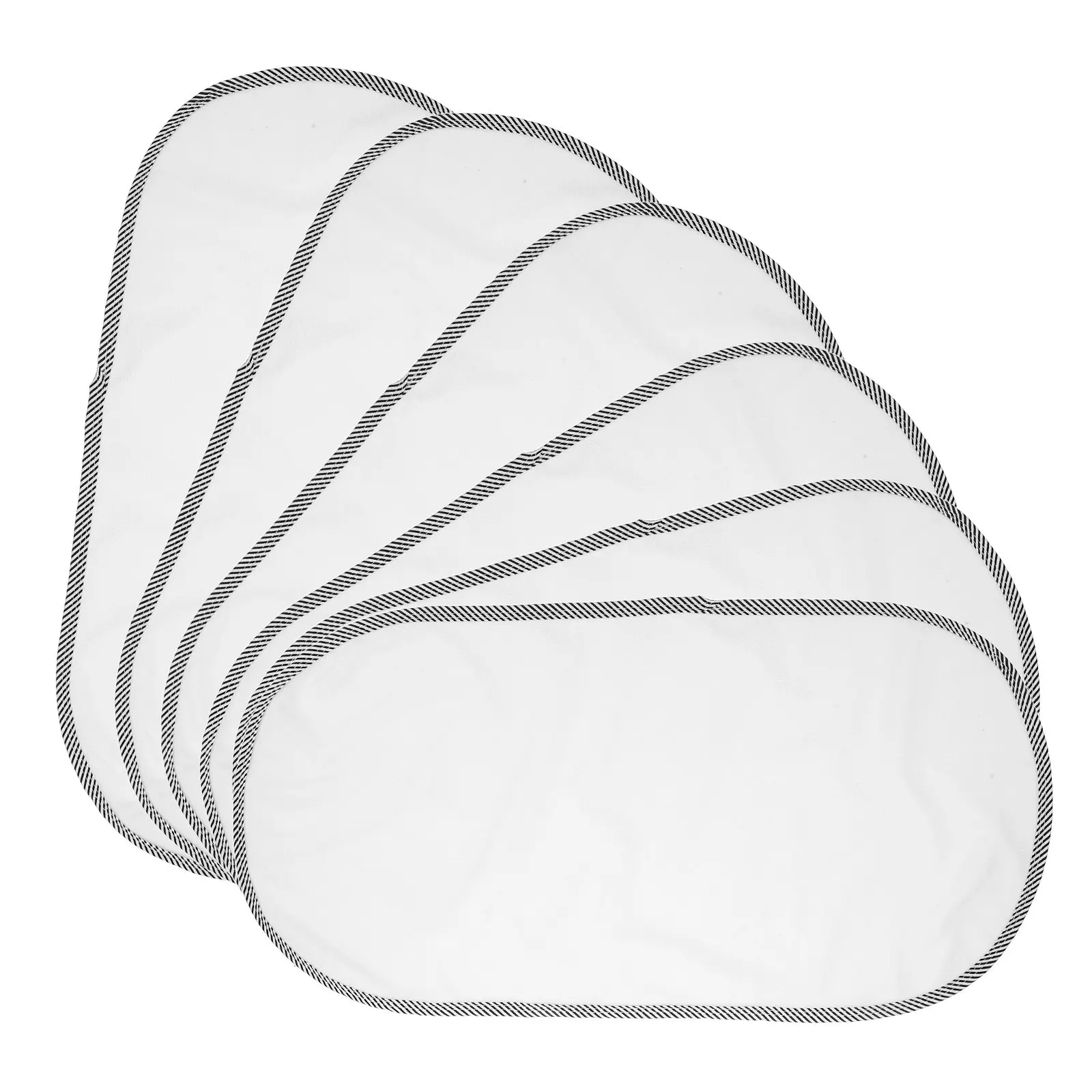 6Pcs Portable Waterproof Baby Diaper Changing Pad Soft Comfortable Travel Mat Compact Foldable Washable Changing Mat for Infants