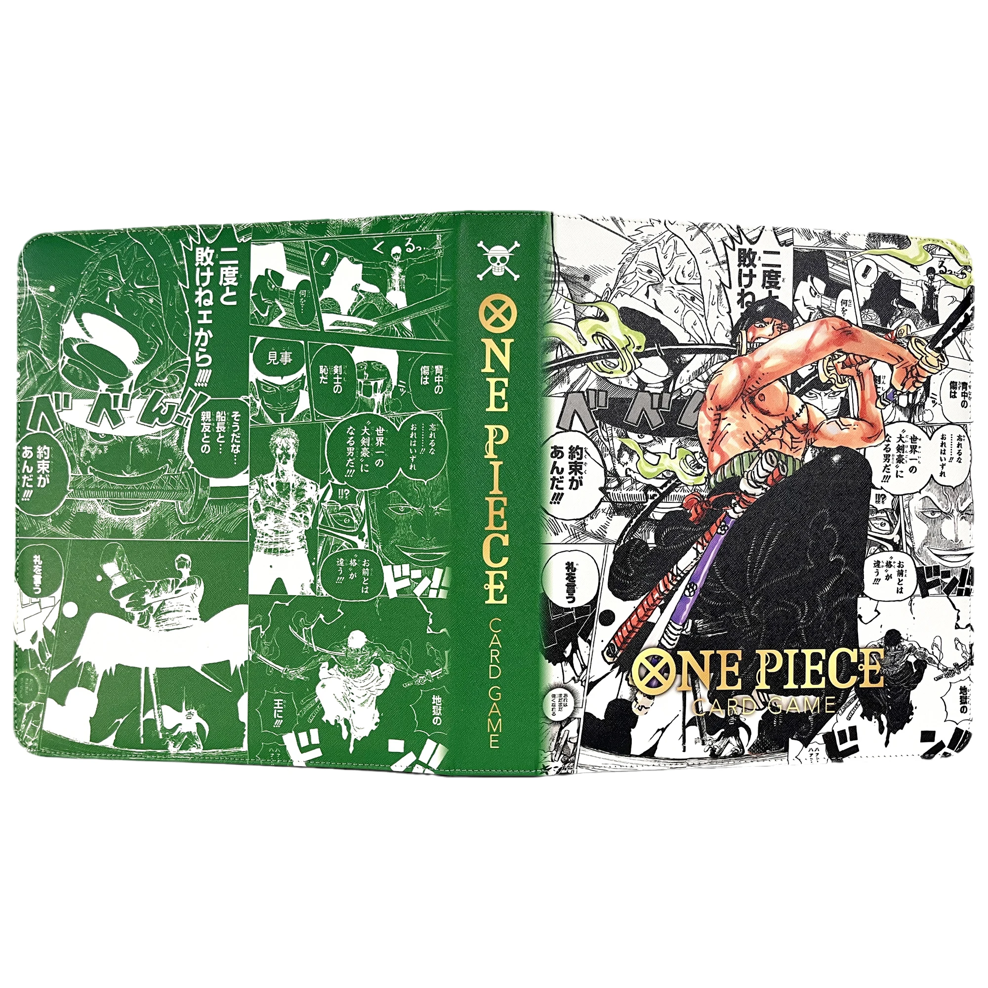 Cartoon One Piece Zoro Sanji Collection Card Book Card Storage Comics Shanks 30-Page Nine-Square Grid Card Book Anime Gift Toys